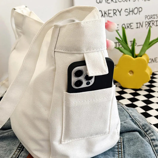 New School Canvas Crossbody Bag