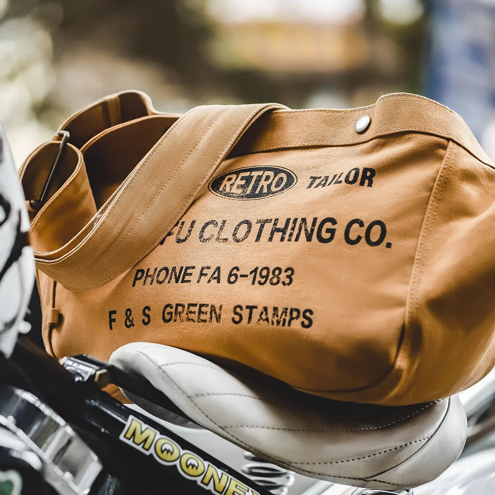 Maden Vintage Large Capacity Canvas Bag