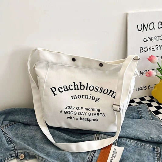 New School Canvas Crossbody Bag