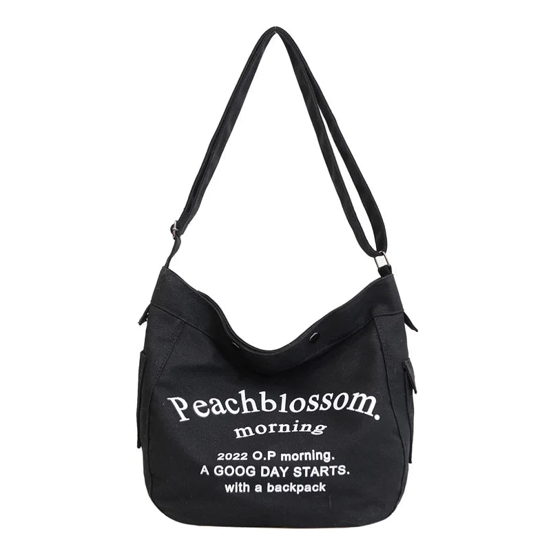 New School Canvas Crossbody Bag