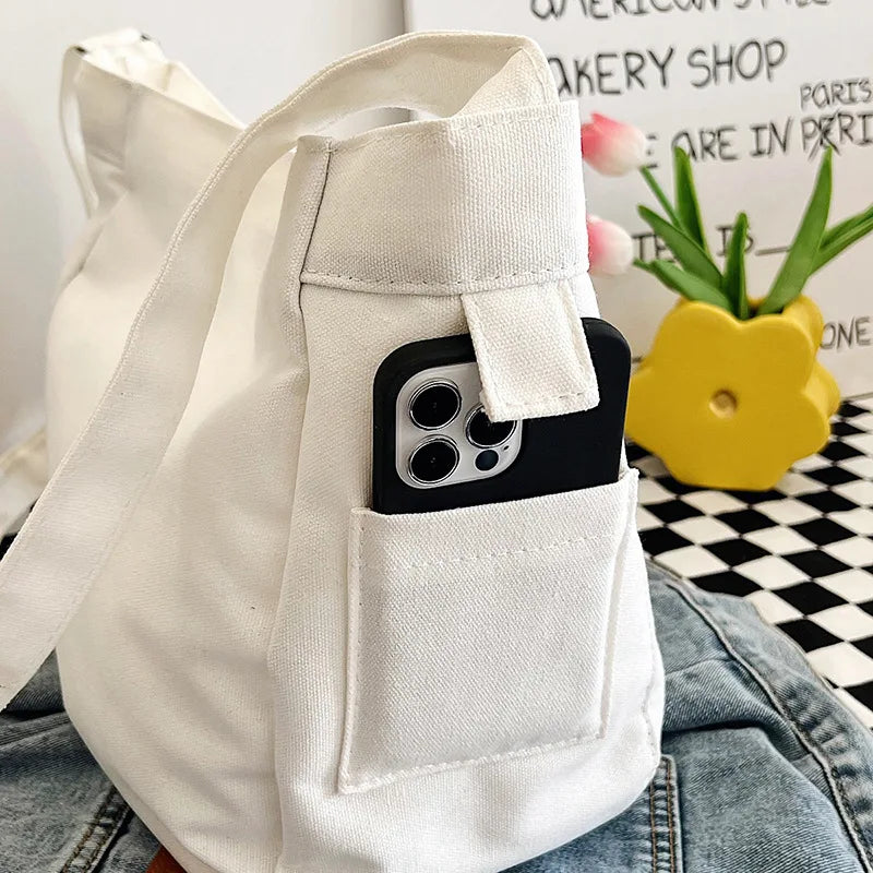 New School Canvas Crossbody Bag